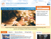 Tablet Screenshot of brighter-beginnings.org
